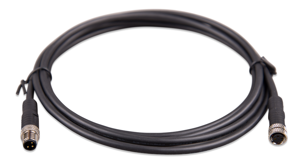 Conector circular M8 Macho/Hembra Cable 3 polos 2m (bolsa de 2)