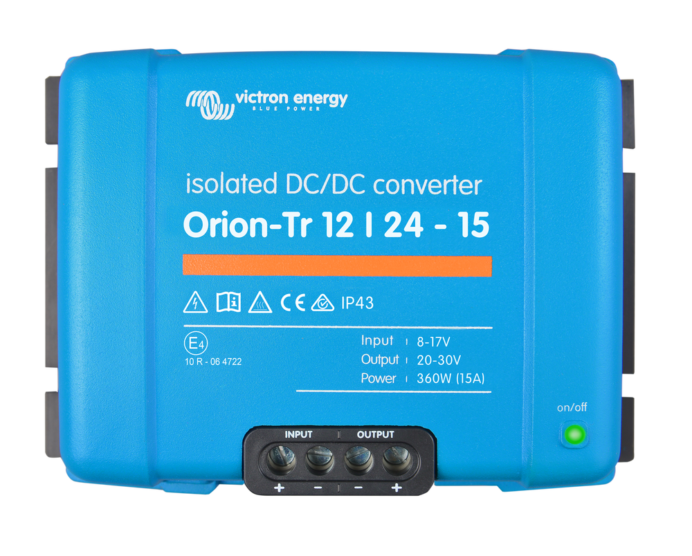 Orion-Tr 12/24-15A (360W) Isolated DC-DC converter